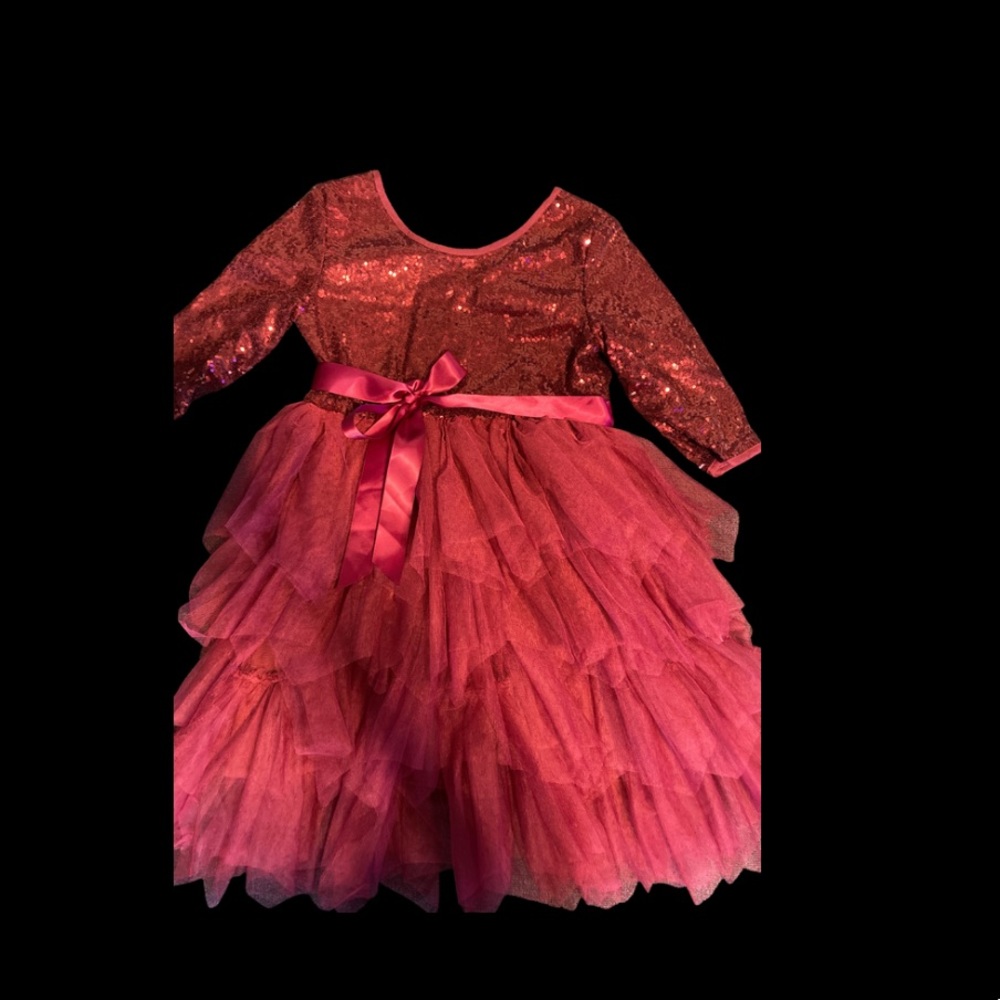 Flofallzique, style: FLOD227, Giles sequin dress, wine colored, size 10